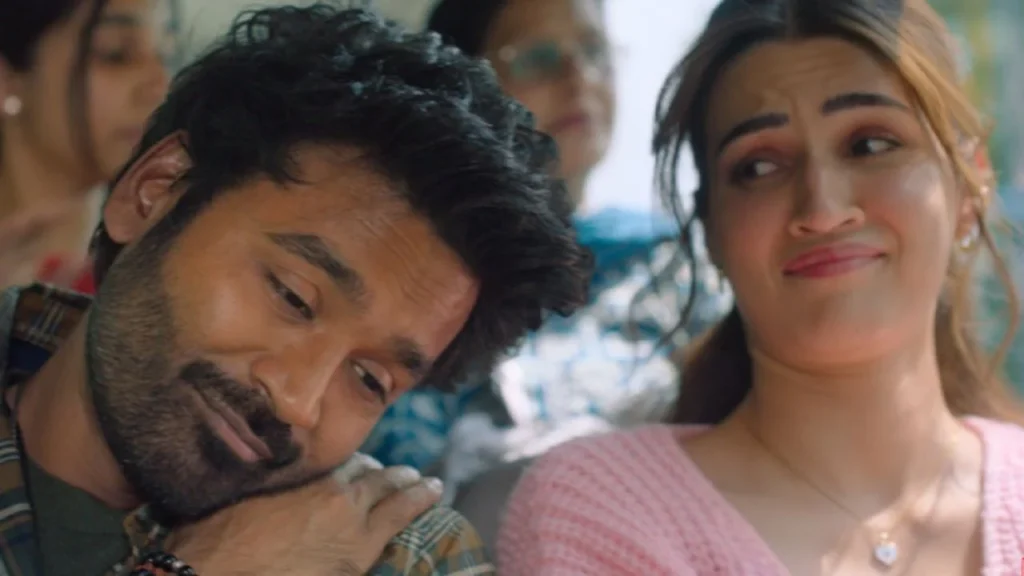 Tere Ishk Mein movie romantic bus scene